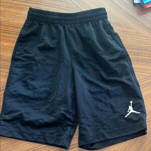 Black Athletic Kid’s Shorts with Logo
